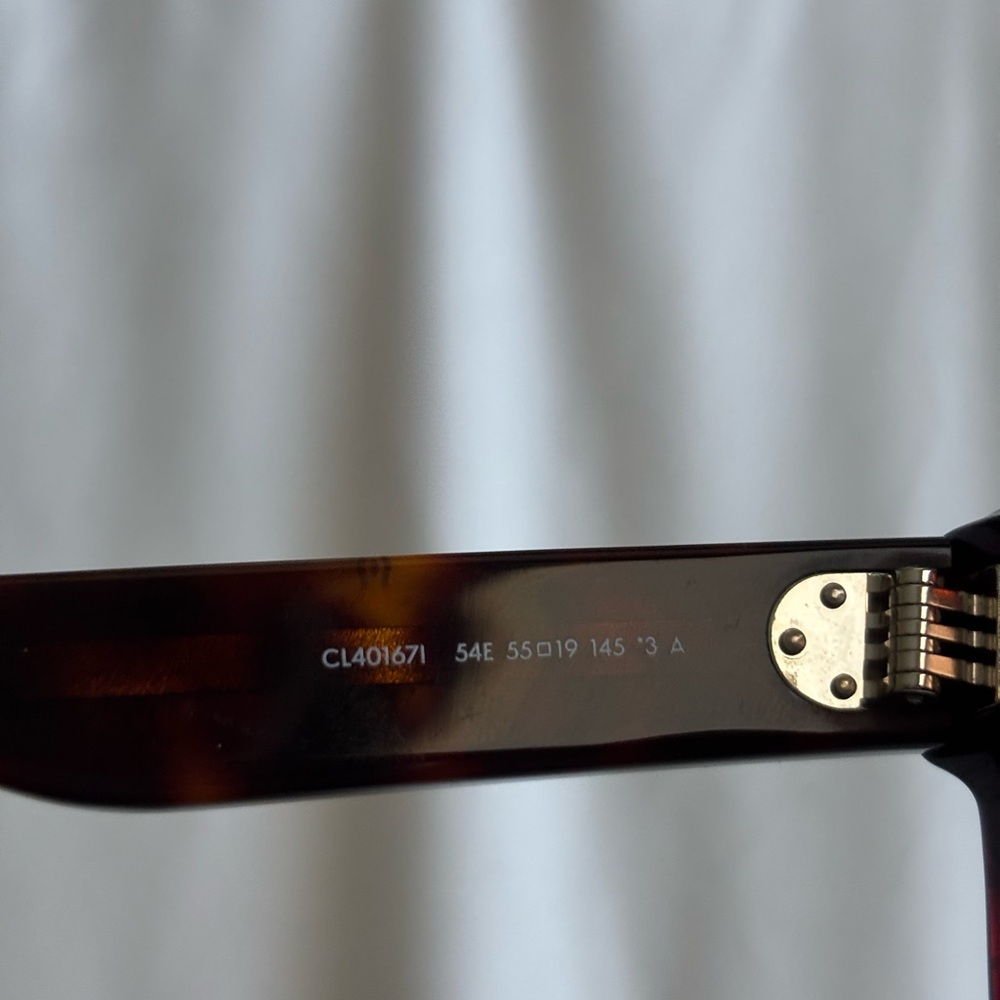 NWT Celine triomphe logo sunglasses brown havana - Picture 12 of 16